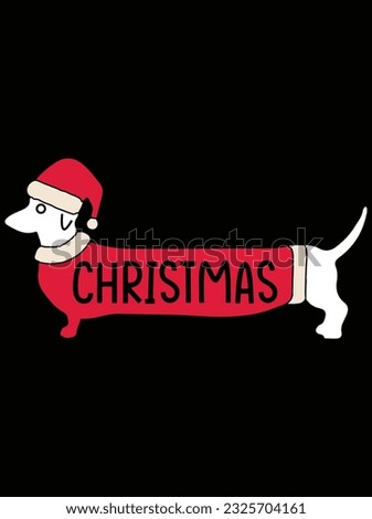 Funny Christmas vector art design, eps file. design file for t-shirt. SVG, EPS cuttable design file