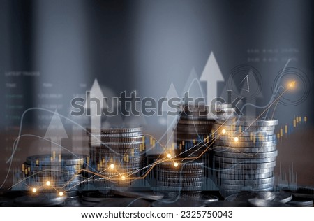Discover of power financial growth through business graphs, charts tech.Navigate global market profitable ventures.Unlock path to prosperity. stock trading, banking management, investment opportunity. Royalty-Free Stock Photo #2325750043