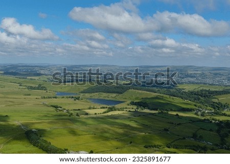 Beautiful landscape photo taken in Yorkshire during the sunnyday 
