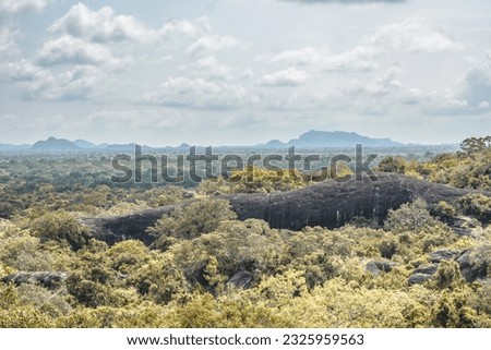 Landscapes of Sithulpawwa Rajamaha Viharaya, Sri Lanka.
