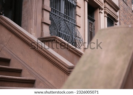 Manhattan town house on upper west side Royalty-Free Stock Photo #2326005071
