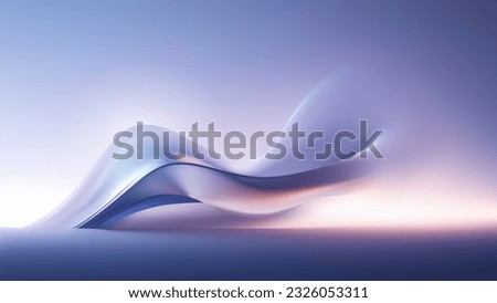 Abstract Art Design Background with Silky Wave