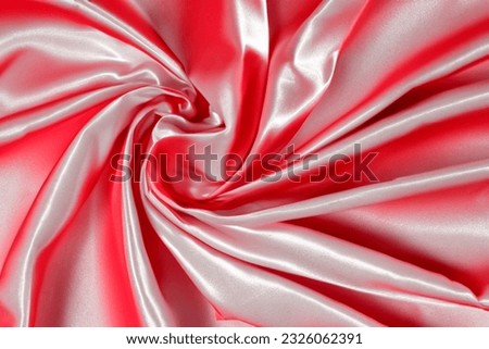 Flag-like background, red and white color moving theme texture.