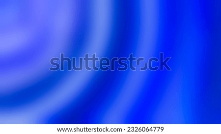 Blur color glow abstract background. Vibration effect. Defocused blue color gradient light flare curves lines wave ripple texture with free space.