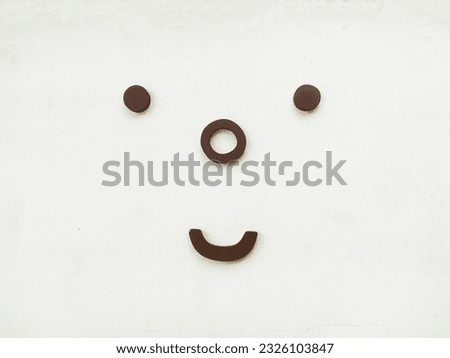 Smiley,white background, card, happiness, feeling, symbol, background, happy