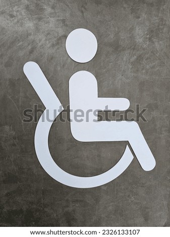 handicapped sign in the park
