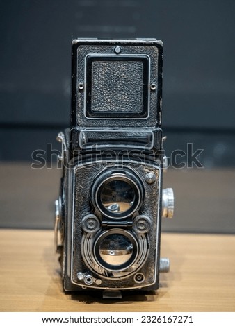 old 6x6 film vertical view camera