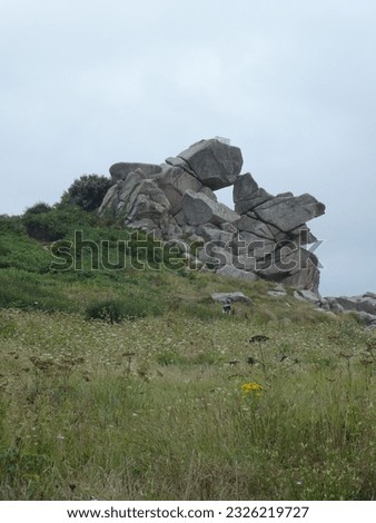 Overwhelming nature with enormous rocks