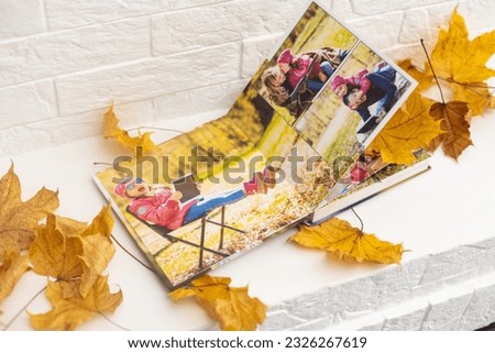 dry autumn leaves and photo picture