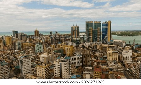 Dar es Salaam Posta Aerial shots