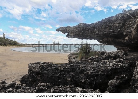 
abraham's Bosom Beach, nature reserve at Currarong near Nowra, South Coast NSW Australia  Royalty-Free Stock Photo #2326298387