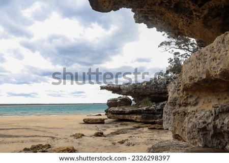 
abraham's Bosom Beach, nature reserve at Currarong near Nowra, South Coast NSW Australia  Royalty-Free Stock Photo #2326298397