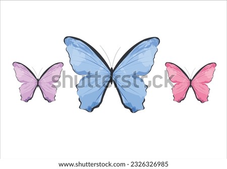 watercolor butterfly vector margarita mariposa stationery,mug,t shirt,phone case fashion slogan style spring summer sticker 