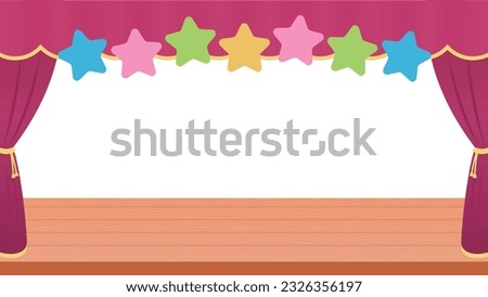 Cute Presentation Stage Clip Arts Backgrounds