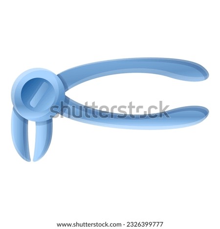 Pliers icon. Cartoon of pliers icon for web design isolated on white background
