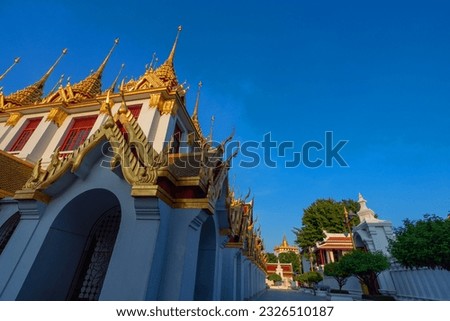 Lohaprasat temple in Wat Ratchanatdaram Worawihan, Bangkok, Thailand