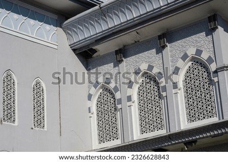 Ornament window of the Great Praya mosque, Indonesia June 23 2023