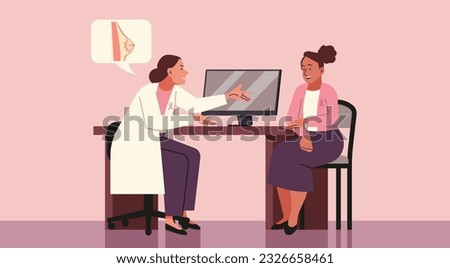 breast, cancer, woman, patient, exam, examination, diagnosis, self, mirror, home, bathroom, healthcare, medical, prevention, health, wellness, treatment, awareness, checkup, early detection, disease,  Royalty-Free Stock Photo #2326658461