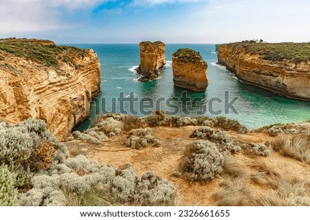 Landscape of Great Ocean Road, Twelve Apostles, Melbourne, Australia Royalty-Free Stock Photo #2326661655