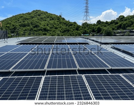 Solar cell Rooftop PV module farm ground mount renewable