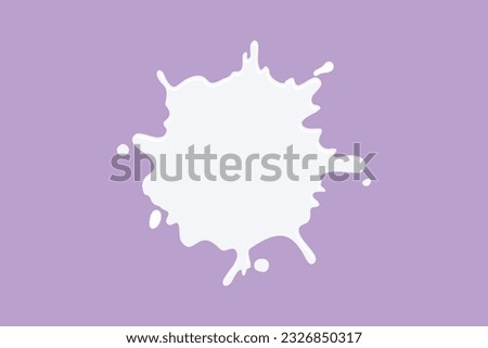 Graphic flat design drawing of water drips and flowing logo, icon, label, symbol. Blob and splash. Concept of paint splashes, splatters, splodges, drops, blots shape. Cartoon style vector illustration