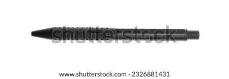 Black pen isolated on transparent, Office and school supply Royalty-Free Stock Photo #2326881431