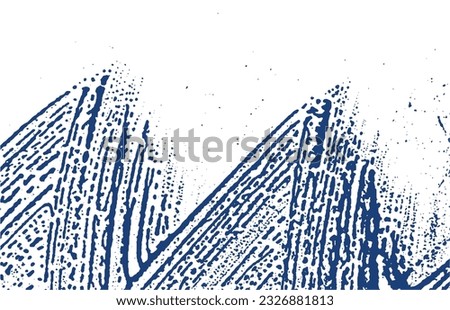 Grunge texture. Distress indigo rough trace. Emotional background. Noise dirty grunge texture. Comely artistic surface. Vector illustration.