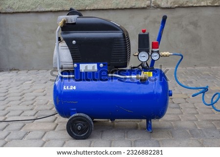 air compressor,air compressor for motorist, industrial compressor for home Royalty-Free Stock Photo #2326882281