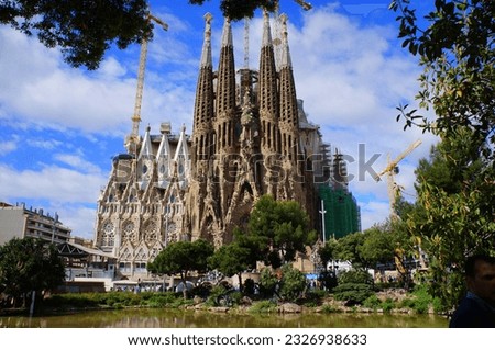 Sagrada Familia, Barcelona, Spain 2012 year Royalty-Free Stock Photo #2326938633