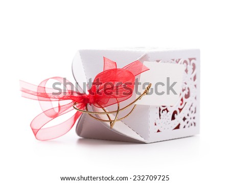 gift box Isolated on white background