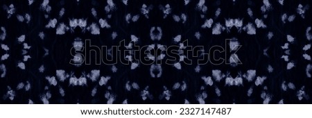 Abstract Seamless Wall. Wet Blue Color Shibori Blot. Art Tie Dye Paper. Old Moody Stain. Rustic Wash Seamless Smudge. Liquid Geometric Drawn Splotch. Blue Colour Canvas. Dark Ink Backdrop Texture.