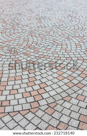 Tile mosaic floor, stone background pattern 