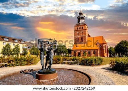 Old city of Malchow, Germany 