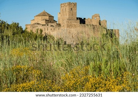 view of Loarre castle, Huesca, Spain, europe