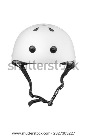 Skateboarding helmet isolated on white background
