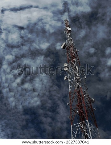 high tower transmitting cellular network