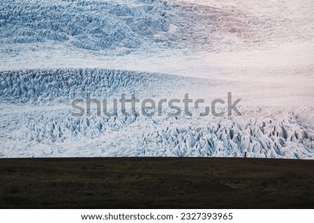 The glacier FjallsjÃ¶kull in Iceland