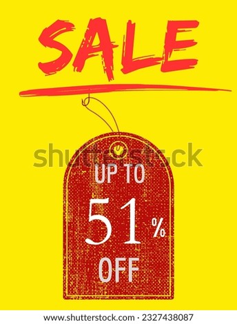SALE Banner , up to 51% off 