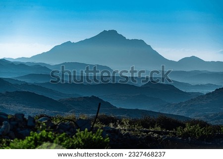 layars of mountain. beautifull capture of dhofar mountain of oman
