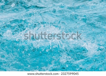 Abstract image of water from fountain with high shutter speed. water splash.