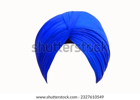 Indian Sikh people head Paghdi(Turban), Safa image. Royalty-Free Stock Photo #2327610549