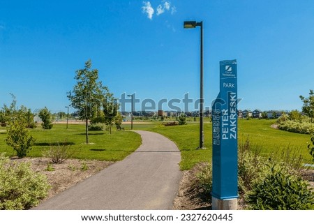 Peter Zakreski Park in Saskatoon, Saskatchewan, Canada