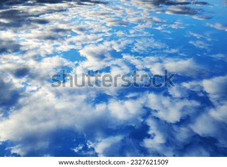 Aerial view of weather cloud atmosphere during the winter season in Cardinia, Australia