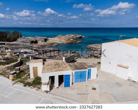 Es Calo de Sant Agusti, Tramuntana coast, Formentera, Pitiusas Islands, Balearic Community, Spain