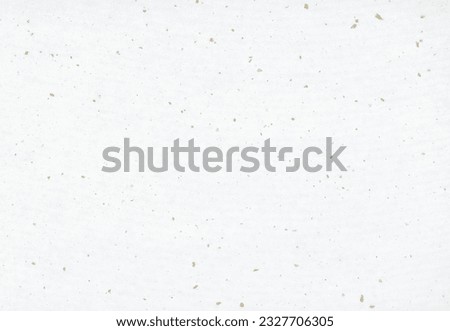 Luxury white Japanese paper studded with gold leaf. Royalty-Free Stock Photo #2327706305