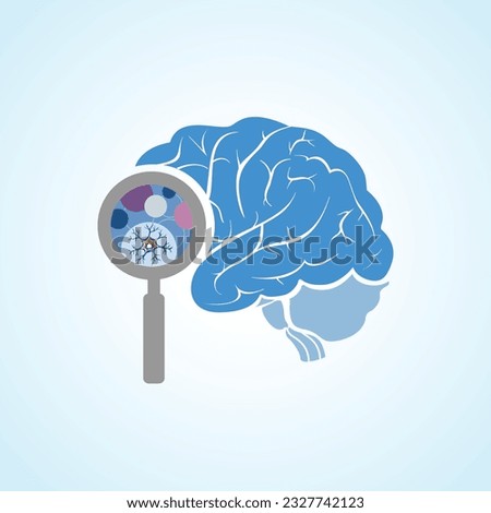 Brain Tumor, Medical Infographic, Neurology Concept Vector Illustration Design Royalty-Free Stock Photo #2327742123