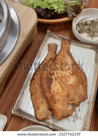 Grilled flounder, with a light taste and good health