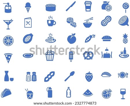 Food and drinks icon Illustration used as object in creating logos, backgrounds, templates, and design. Royalty-Free Stock Photo #2327774873