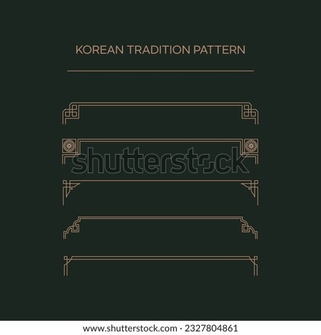 Traditional Asian and Korean Patterns Set
 Royalty-Free Stock Photo #2327804861