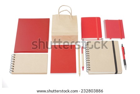 A set of stationery for the application of your logo